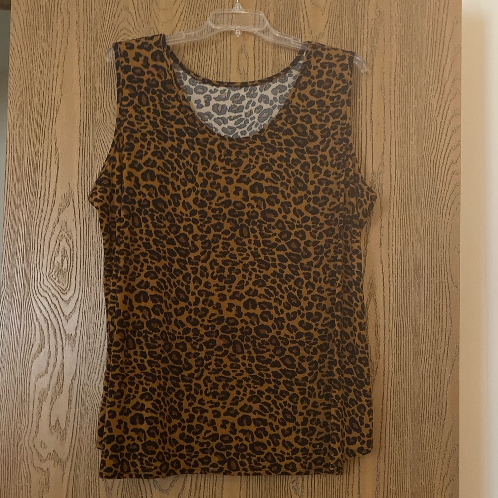 ❤️ Leopard print tank 2x